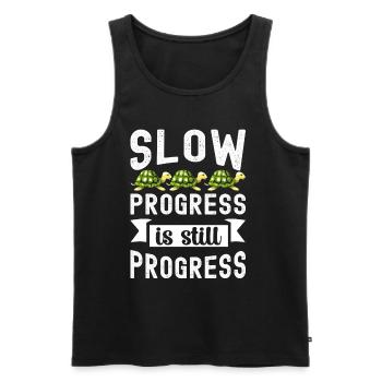 Turtle Gift Kids Reptiles Sea Beach - Men's Premium Organic Tank Top - black - Front - AI Model Male 178 light (178cm)