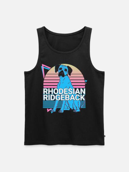 Rhodesian Ridgeback Retro - Men's Premium Organic Tank Top - black