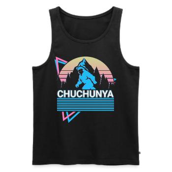 Chuchunya Kryptide Kryptozoologie Retro - Männer Premium Bio Tank Top - Schwarz - Vorne - AI Model Male 178 light (178cm)