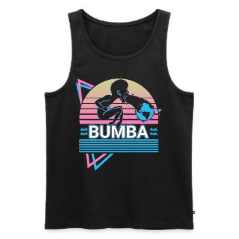 Bumba Mbombo Afrikanischer Gott Antike afrikanisch - Männer Premium Bio Tank Top - Schwarz - Vorne - AI Model Male 178 light (178cm)