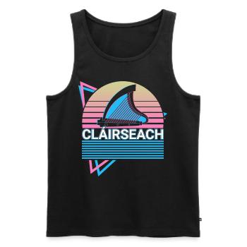 Keltische Harfe Irische Clairseach Irische Mytholo - Männer Premium Bio Tank Top - Schwarz - Vorne - Michal (187cm)
