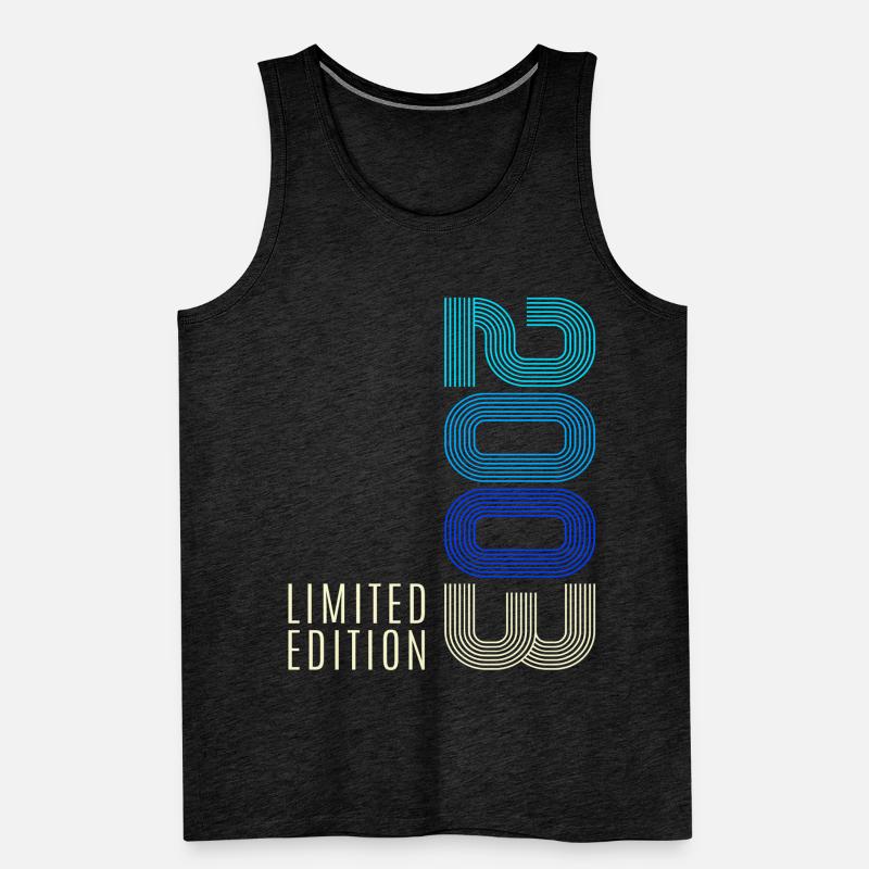 20 Geburtstag Junge Mädchen Spruch Geschenk 2003 Männer Premium Bio Tank Top