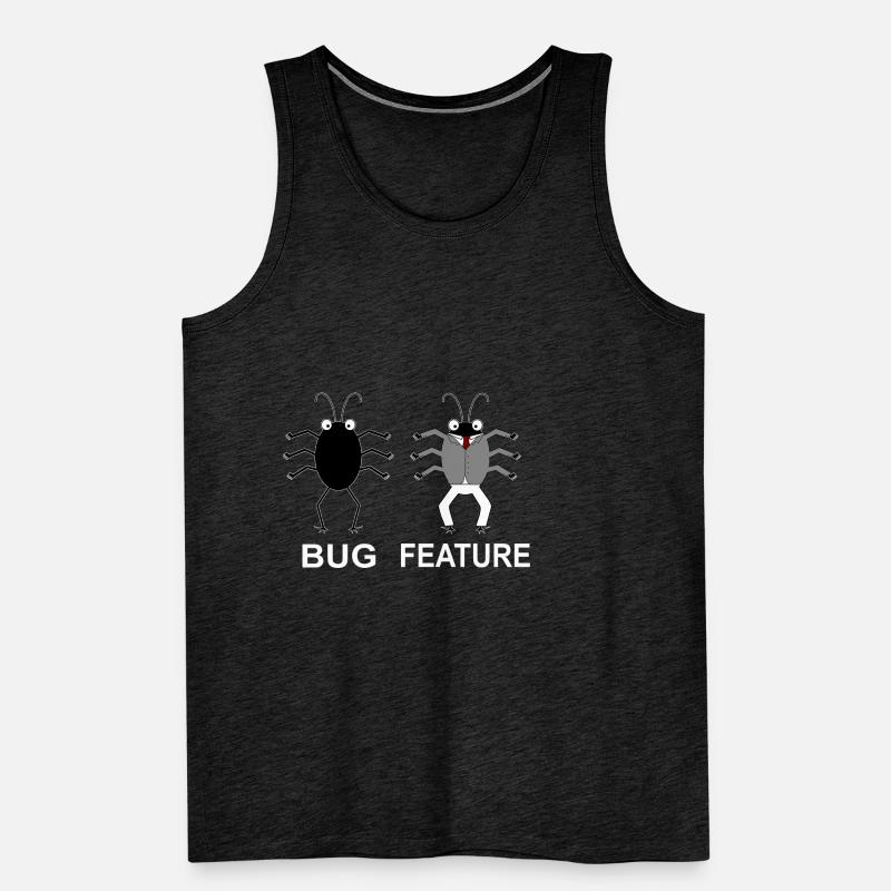 Bug Feature - Informatiker Programmierer Männer Premium Bio Tank Top