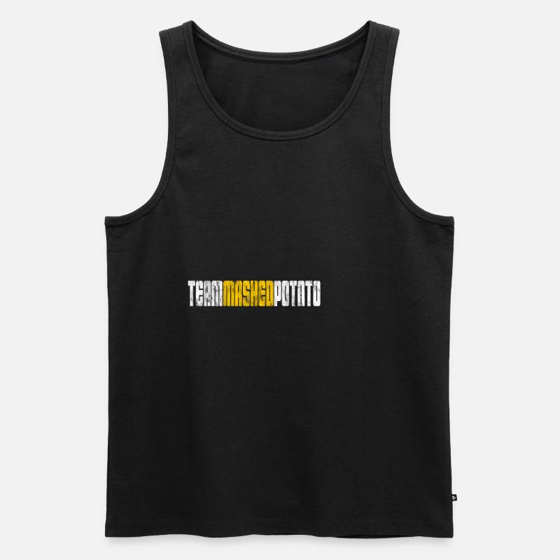 Team Mashed Potato 3 - Männer Premium Bio Tank Top - Schwarz