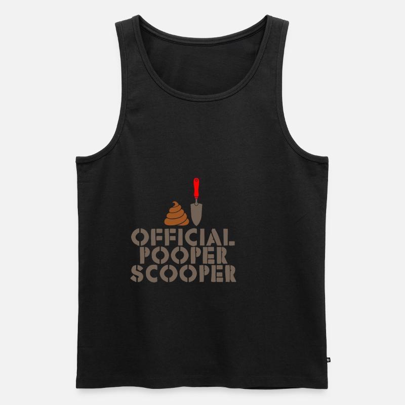 Official Pooper Scooper 3 - Männer Premium Bio Tank Top - Schwarz