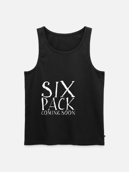 Six Pack à venir 14 - Débardeur bio Premium Homme - noir