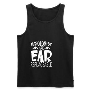 Audiologists Are Ear Replaceable 4 - Männer Premium Bio Tank Top - Schwarz - Vorne - Michal (187cm)