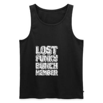Lost Funky Bunch Member 2 - Men's Premium Organic Tank Top - black - Front - AI Model Male 178 light (178cm)
