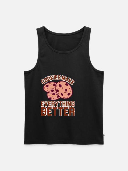 Cookies Make Everything Better 5 - Men's Premium Organic Tank Top - black