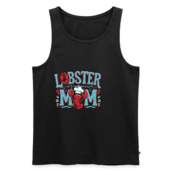 Lobster Mom 6 - Männer Premium Bio Tank Top - Schwarz - Vorne - Michal (187cm)