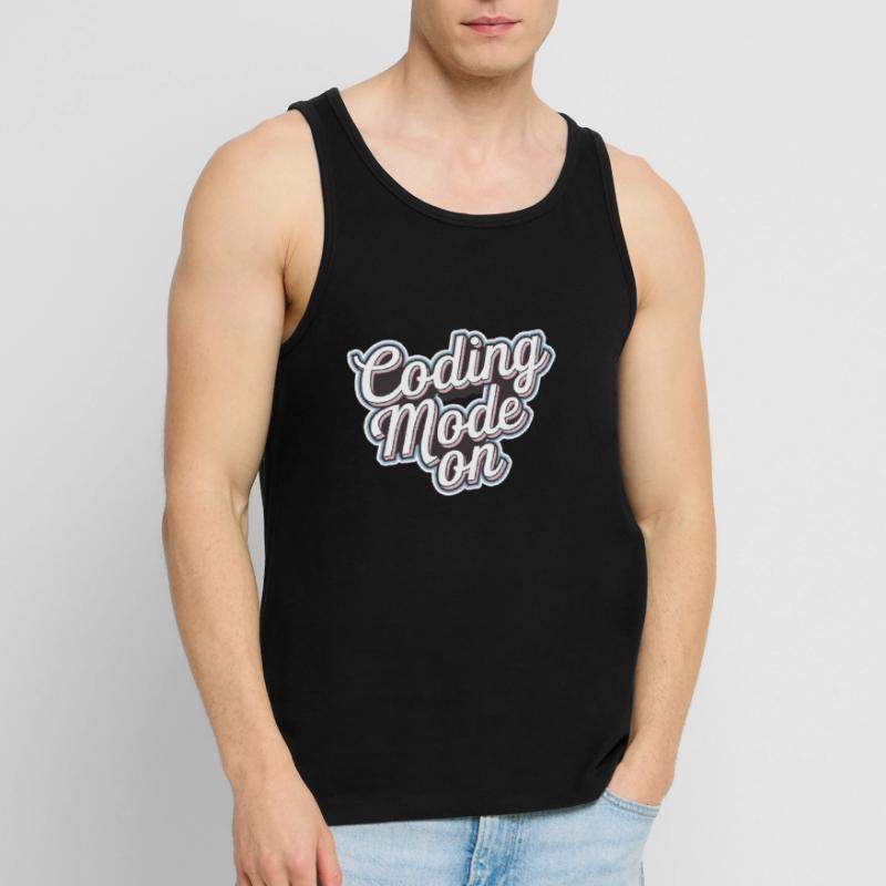 Coding Mode On 16 Männer Premium Bio Tank Top