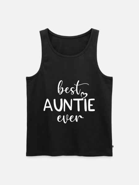 best Auntie ever - Men's Premium Organic Tank Top - black