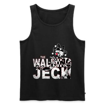 The walking jeck carnival bestseller shirt - Men's Premium Organic Tank Top - black - Front - AI Model Male 178 light (178cm)