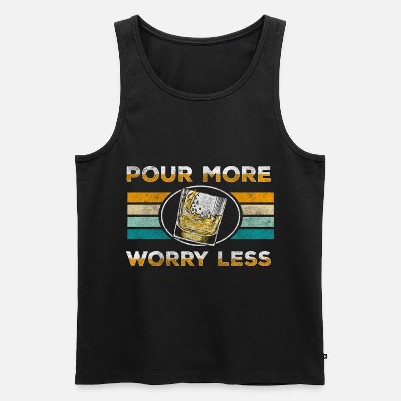 drinks longsdrinks - Men's Premium Organic Tank Top - black