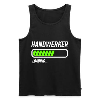 Handwerker Humor Geschenk - Männer Premium Bio Tank Top - Schwarz - Vorne - Michal (187cm)