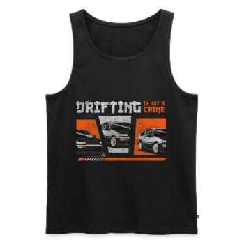 Drifting Queren Turbo Racing - Men's Premium Organic Tank Top - black - Front - Michal (187cm)