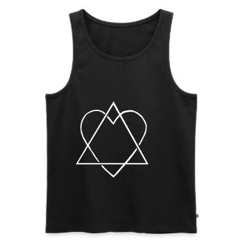 Adoption Symbol Adopt Foster Adopted Child - Männer Premium Bio Tank Top - Schwarz - Vorne - Michal (187cm)