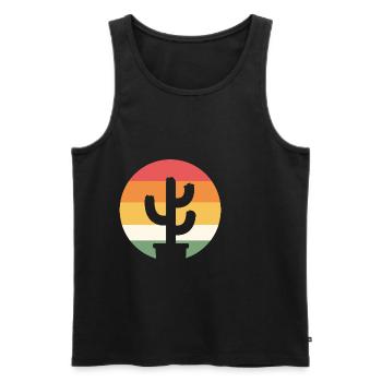 Sukkulente Pflanzen Gartenbau Gift - Männer Premium Bio Tank Top - Schwarz - Vorne - AI Model Male 178 light (178cm)