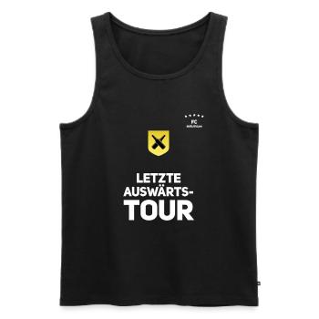 trikot junggesellenabschied bräutigam - Männer Premium Bio Tank Top - Schwarz - Vorne - Michal (187cm)