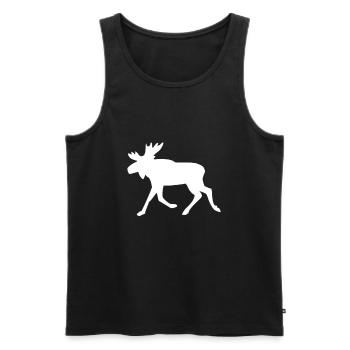Orignal nature - Débardeur bio Premium Homme - noir - Devant - Michal (187cm)