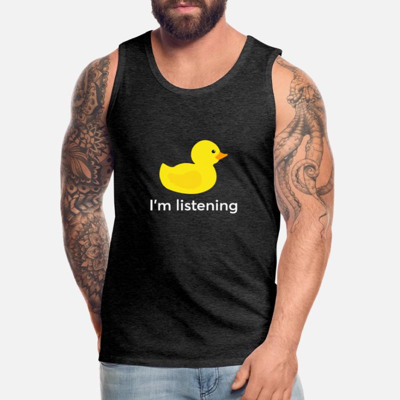 Programmierer Gummiente Debug Männer Premium Bio Tank Top