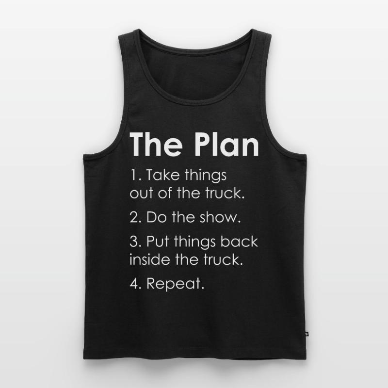 STAGEHAND CREW PLAN Lichttechniker Geschenk Männer Premium Bio Tank Top