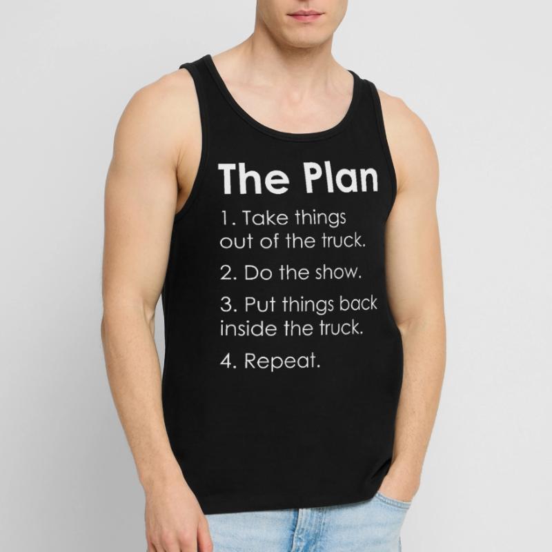 STAGEHAND CREW PLAN Lichttechniker Geschenk Männer Premium Bio Tank Top