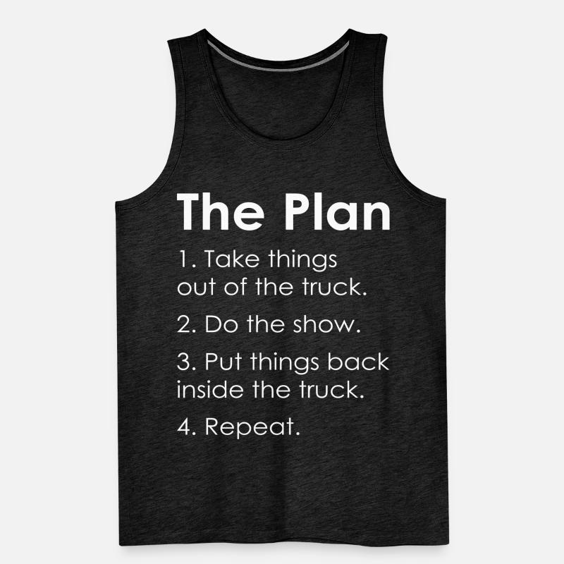 STAGEHAND CREW PLAN Lichttechniker Geschenk Männer Premium Bio Tank Top