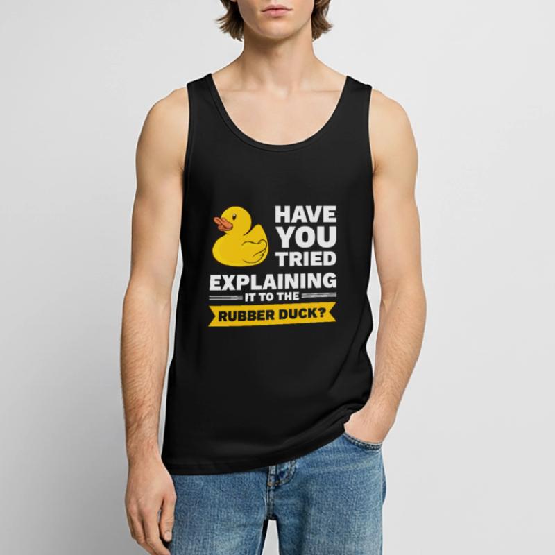 Programmierer Gummiente Debug Männer Premium Bio Tank Top