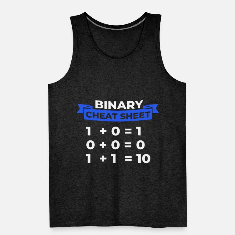 Programmer Binary Men's Premium Organic Tank Top