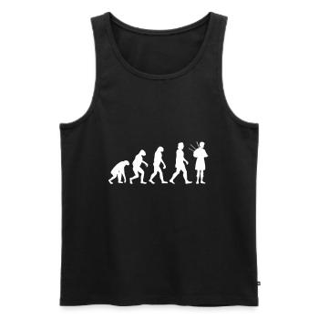 Bagpipes Bagpiper Evolution - Men's Premium Organic Tank Top - black - Front - Michal (187cm)