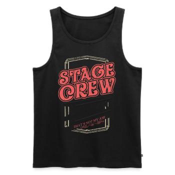 STAGE CREW CREW Show Gift Event Techn - Men's Premium Organic Tank Top - black - Front - AI Model Male 178 light (178cm)