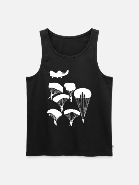 Fallschirmjäger - Männer Premium Bio Tank Top - Schwarz