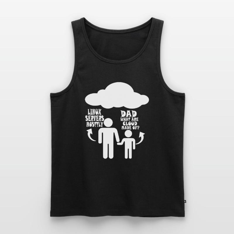 Linux server mostly Men's Premium Organic Tank Top