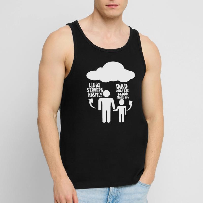 Linux server mostly Men's Premium Organic Tank Top