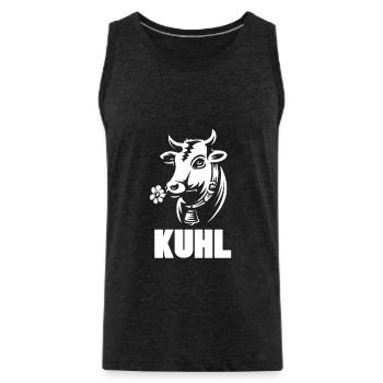 Kuhl Landwirt - Männer Premium Bio Tank Top - Anthrazit - Vorne - Alexander (188cm)