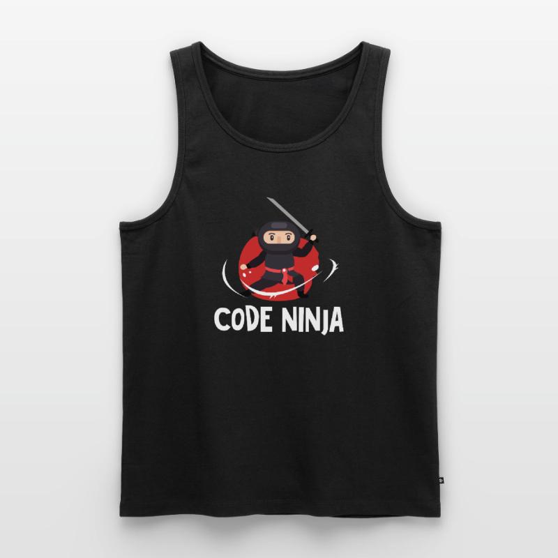 Code Ninja Programmierung Männer Premium Bio Tank Top