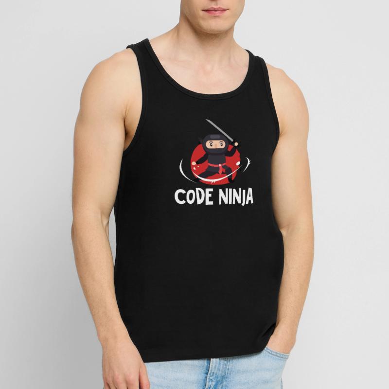 Code Ninja Programmierung Männer Premium Bio Tank Top