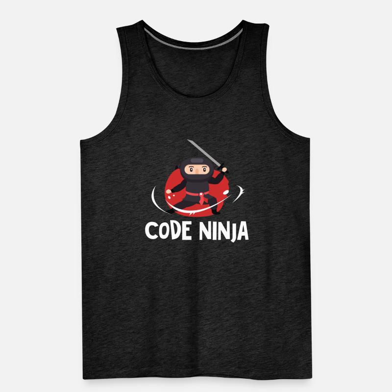 Code Ninja Programmierung Männer Premium Bio Tank Top