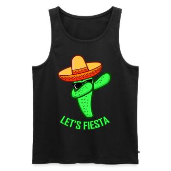 LET’S FIESTA Cinco De Mayo Cadeau Femmes - Débardeur bio Premium Homme - noir - Devant - Michal (187cm)