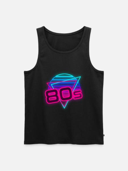 80'erne Tema Party 80'erne Outfir 80'erne Retro 80'erne - Herre Premium økologisk tanktop - sort