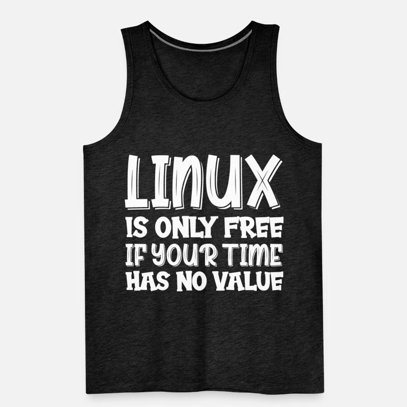 Linux Geek Hacking Informaticien Débardeur bio Premium Homme