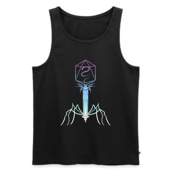 Microbiology Virus Biology Virology Viral - Männer Premium Bio Tank Top - Schwarz - Vorne - Michal (187cm)