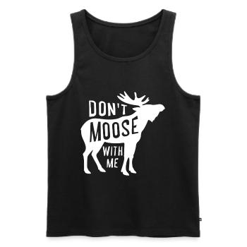 Canadian Hunting - Dont Moose With Me - Débardeur bio Premium Homme - noir - Devant - Michal (187cm)