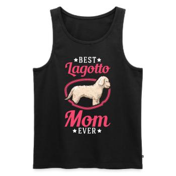 Best Lagotto Mom Ever Lagotto Romagnolo Lagotti - Männer Premium Bio Tank Top - Schwarz - Vorne - Michal (187cm)
