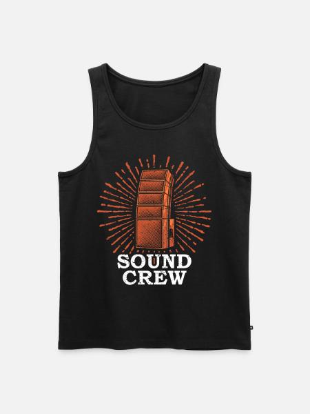 SOUND CREW Techniciens de l’événement - Débardeur bio Premium Homme - noir