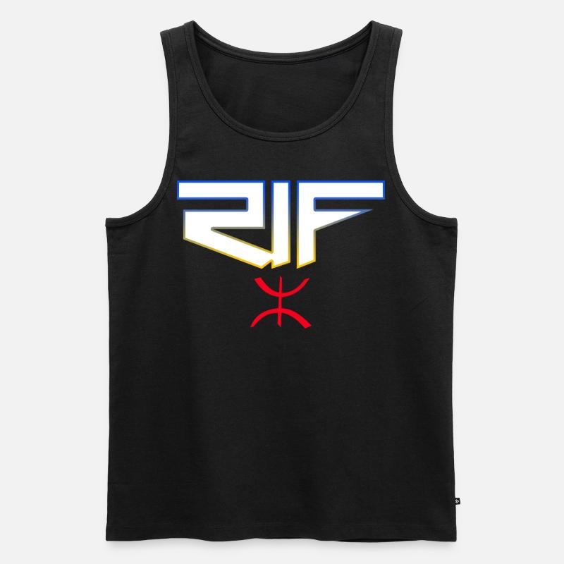 Rif - Männer Premium Bio Tank Top - Schwarz