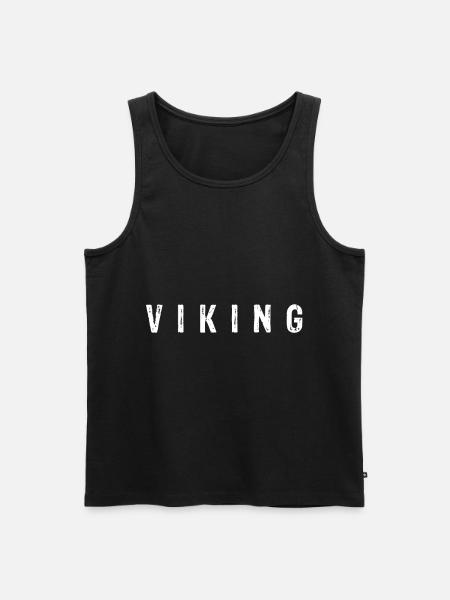 Guerriers vikings - Débardeur bio Premium Homme - noir