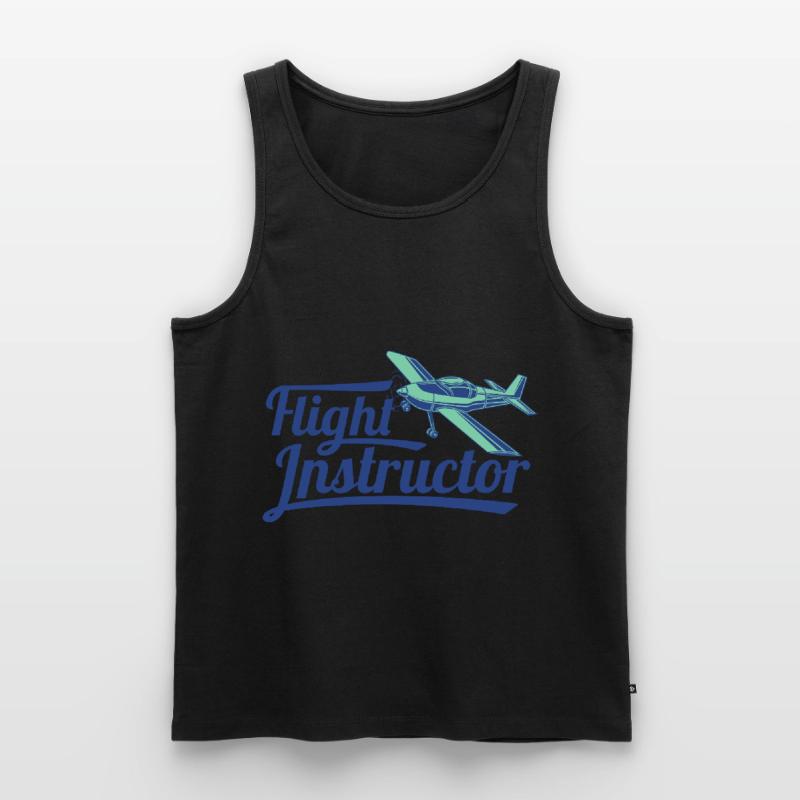 Motor Flight Instructor Flight Instructor Pilot Instructor Flight Men's Premium Organic Tank Top