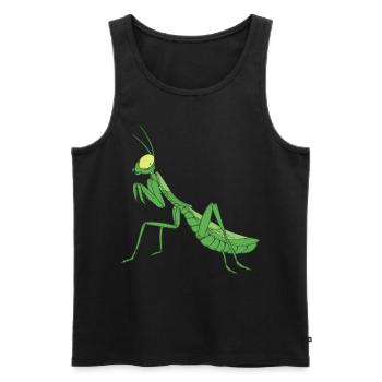 Praying Mantis Insects Praying Mantis - Men's Premium Organic Tank Top - black - Front - AI Model Male 178 light (178cm)